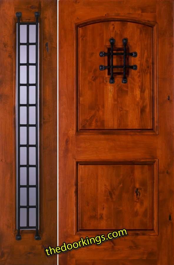 sw76 knotty alder with one sw 51 sidelite